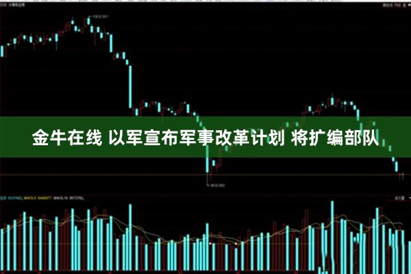 金牛在线 以军宣布军事改革计划 将扩编部队